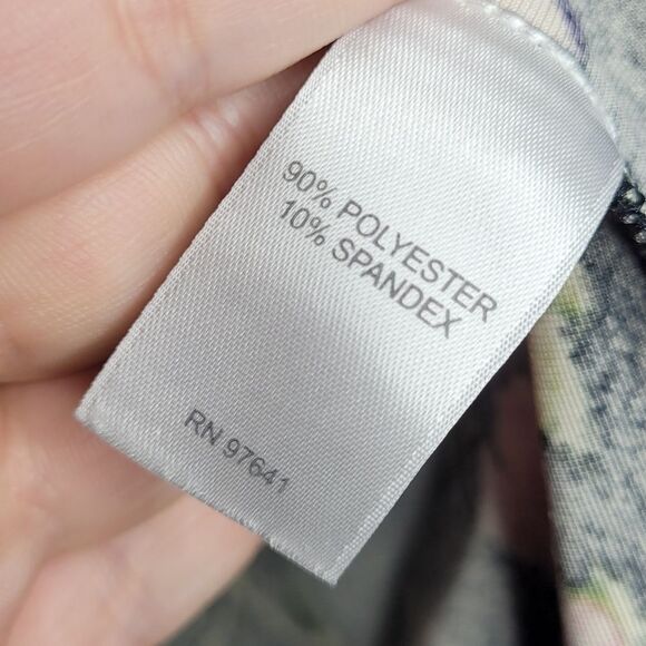 J jill velvet moody floral whimsigoth witchy long sleeve casual top medium p - Picture 4 of 6